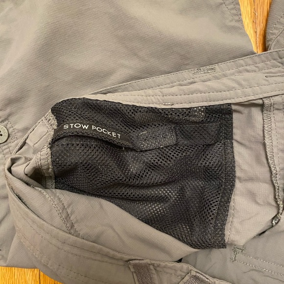 The North Face Roll Up Nylon Hiking Shorts grey Size 4 - Picture 13 of 13